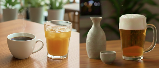 飲料（コーヒー、ジュース、お酒）